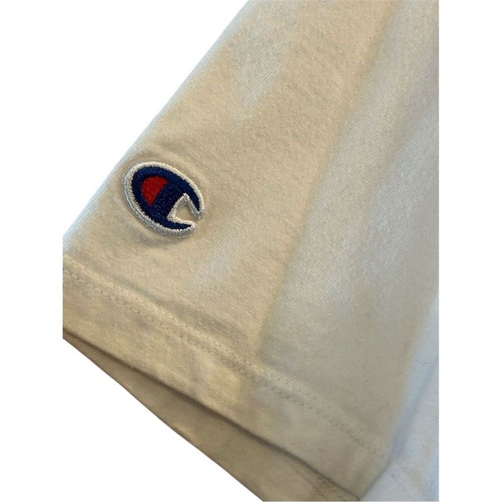 Champion Men's Graphic Print T-Shirt White Size L Short Sleeve - Picture 6 of 8